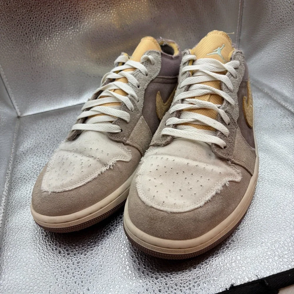 Size 10.5 Nike Air Jordan 1 Low SE Craft Taupe Haze‎ Mens Shoes DN1635-200